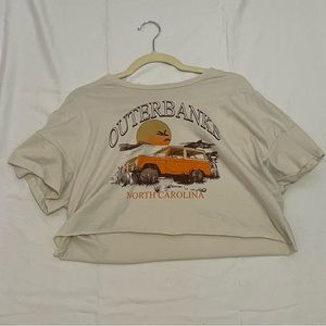 Beige color crop top from Altered state size - small
